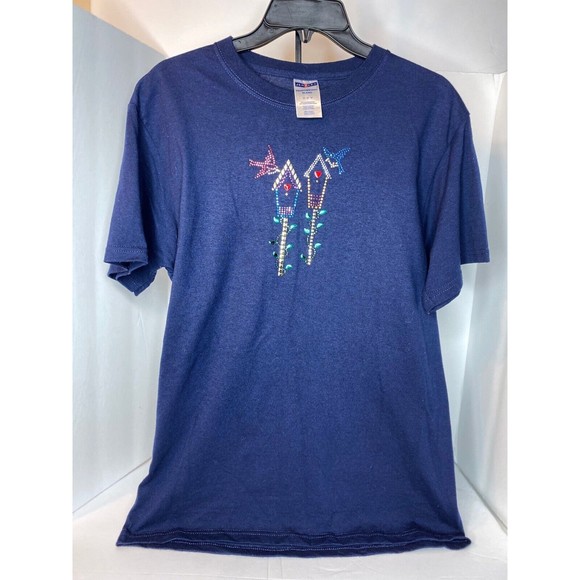 Jerzees Woman Rhinestones Birdhouse Jacket & Shirt Size M - Picture 12 of 16